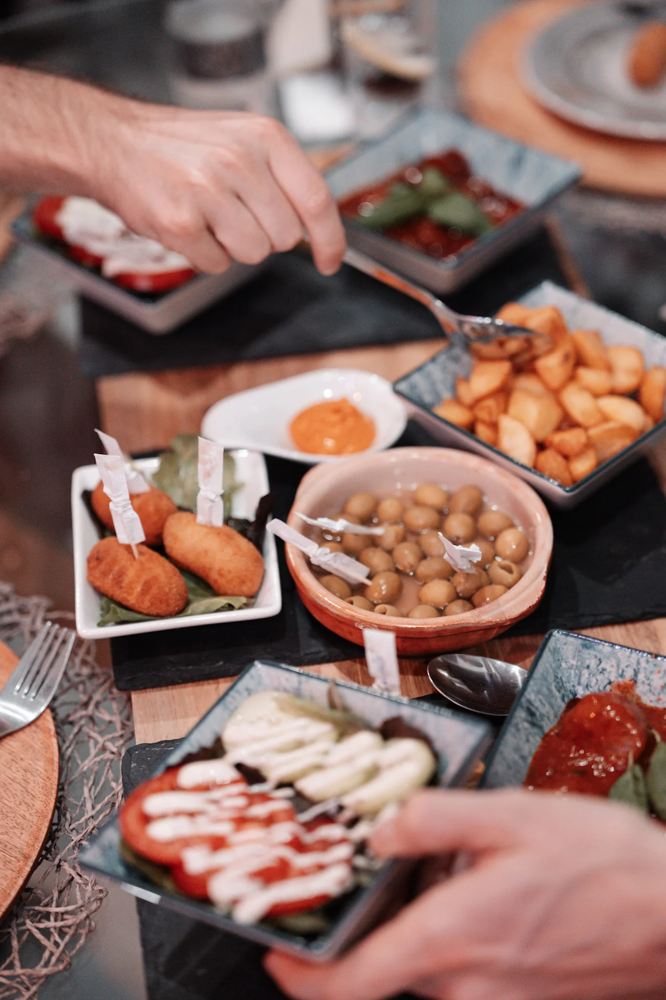 Spanische Tapas und mediterraner Lifestyle